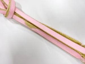 未使用品　正絹　手組帯締め